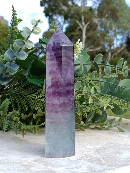 Rainbow Fluorite Tower #253 – Clarity, Balance and Spiritual Harmony