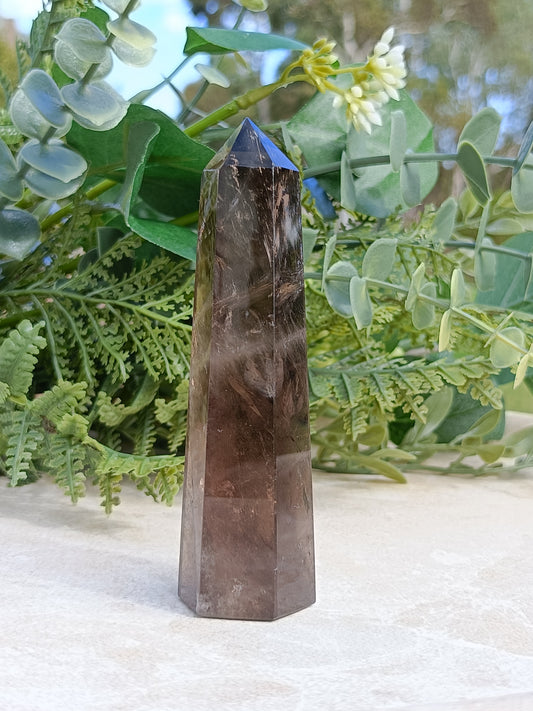 Smoky Quartz Point #189 – Protection, Grounding and Emotional Strength