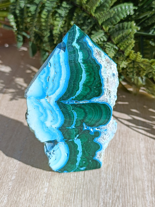 Malachite and Chrysocolla Point #293
