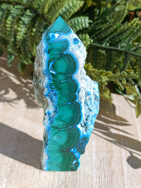 Malachite and Chrysocolla Point #287