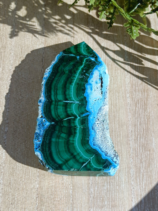 Malachite and Chrysocolla Point #292
