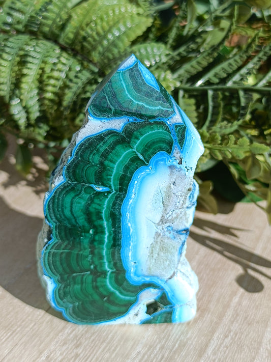Malachite and Chrysocolla Point #294