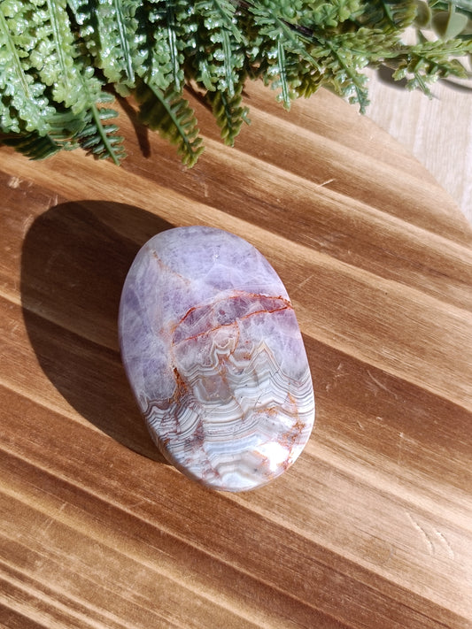 Amethyst Agate Palm Stone #231