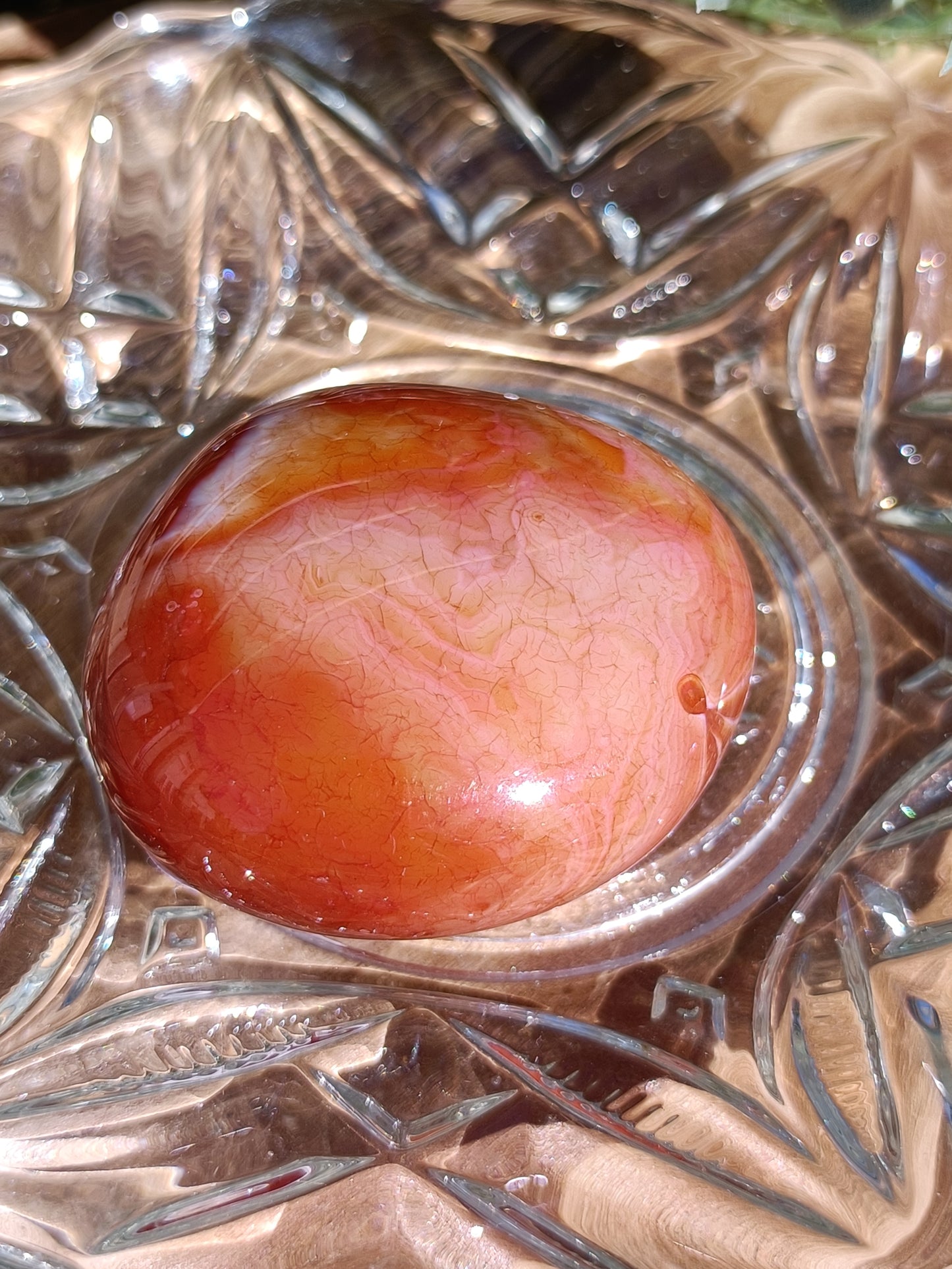 Carnelian Palm Stone #227 – Confidence, Creativity and Life Force