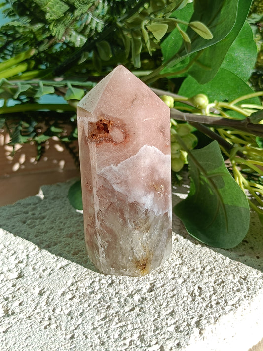 Pink Amethyst Tower #X – Crystal for Emotional Healing, Self-Love & Inner Peace | Heart & Third Eye Chakra Stone for Calming Energy & Spiritual Growth