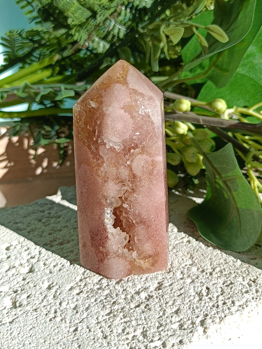 Pink Amethyst Tower #V – Crystal for Emotional Healing, Self-Love & Inner Peace | Heart & Third Eye Chakra Stone for Calming Energy & Spiritual Growth