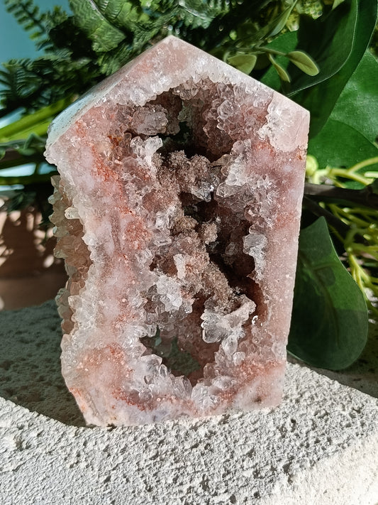 Pink Amethyst Tower #L – Crystal for Emotional Healing, Self-Love & Inner Peace | Heart & Third Eye Chakra Stone for Calming Energy & Spiritual Growth