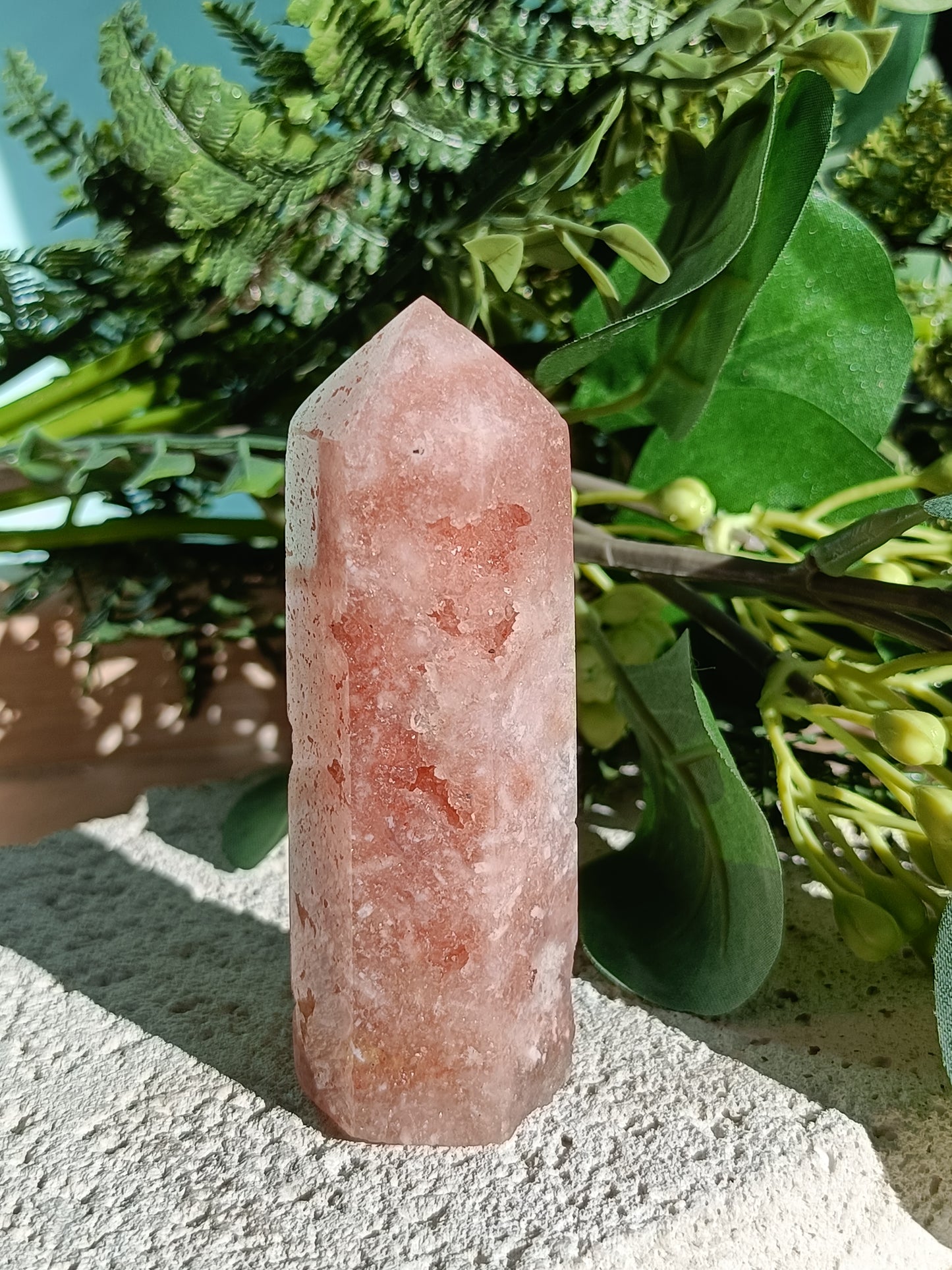 Pink Amethyst Tower #T – Crystal for Emotional Healing, Self-Love & Inner Peace | Heart & Third Eye Chakra Stone for Calming Energy & Spiritual Growth