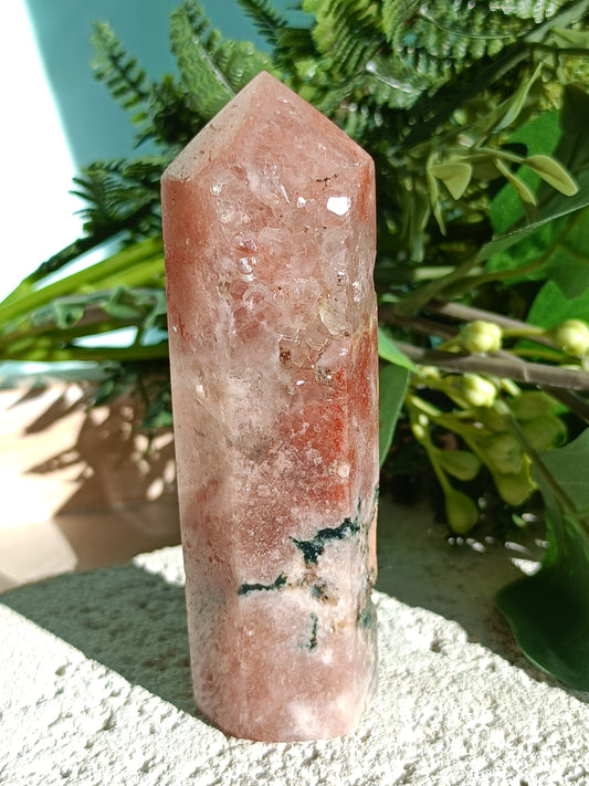 Pink Amethyst Tower #N – Crystal for Emotional Healing, Self-Love & Inner Peace | Heart & Third Eye Chakra Stone for Calming Energy & Spiritual Growth