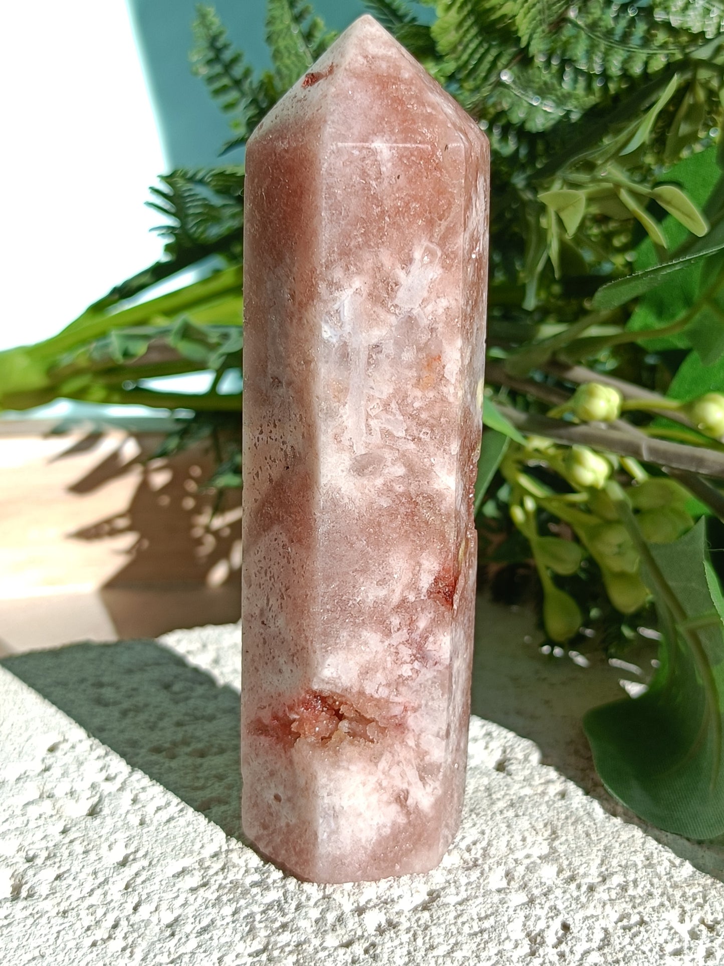 Pink Amethyst Tower #Q – Crystal for Emotional Healing, Self-Love & Inner Peace | Heart & Third Eye Chakra Stone for Calming Energy & Spiritual Growth