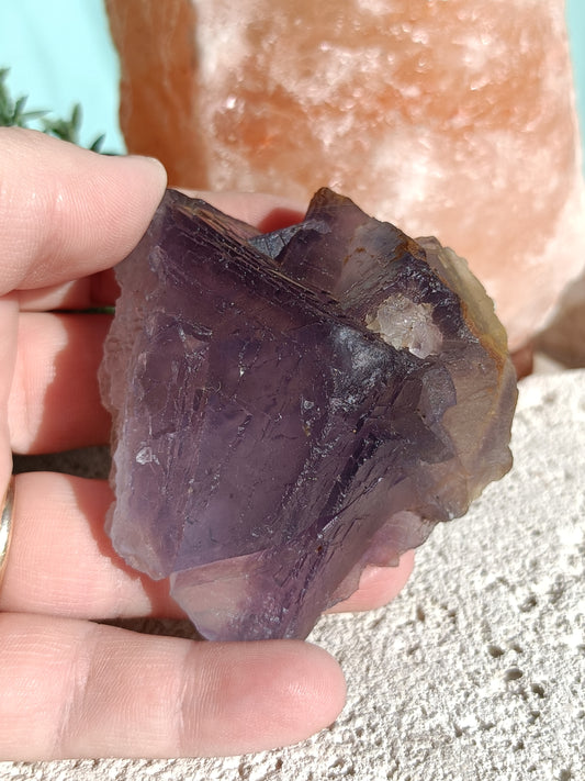 Raw Blue Fluorite #AE – Crystal for Communication, Clarity & Spiritual Insight | Throat & Third Eye Chakra Stone for Mental Focus & Calm