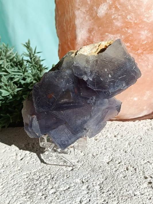 Raw Blue Fluorite #PP – Crystal for Communication, Clarity & Spiritual Insight | Throat & Third Eye Chakra Stone for Mental Focus & Calm