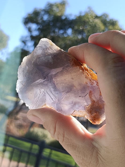 Raw Blue Fluorite #KK – Crystal for Communication, Clarity & Spiritual Insight | Throat & Third Eye Chakra Stone for Mental Focus & Calm