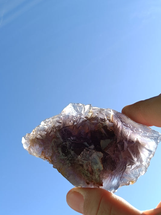 Raw Blue Fluorite #OO – Crystal for Communication, Clarity & Spiritual Insight | Throat & Third Eye Chakra Stone for Mental Focus & Calm