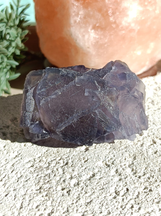 Raw Blue Fluorite #ZZ – Crystal for Communication, Clarity & Spiritual Insight | Throat & Third Eye Chakra Stone for Mental Focus & Calm