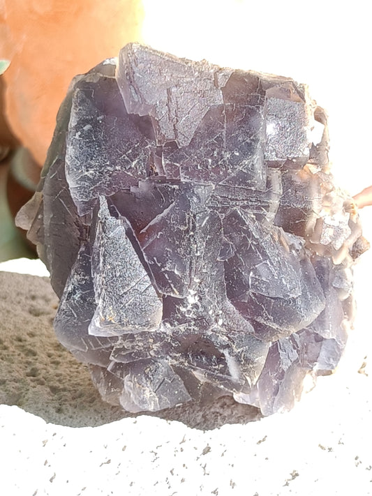 Raw Blue Fluorite #FF – Crystal for Communication, Clarity & Spiritual Insight | Throat & Third Eye Chakra Stone for Mental Focus & Calm