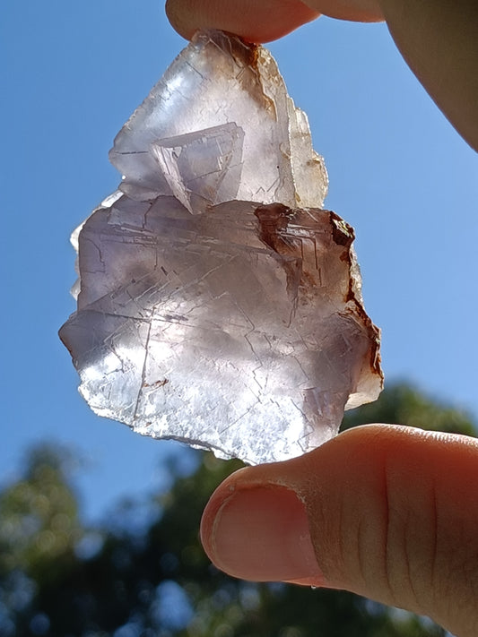 Raw Blue Fluorite #AB – Crystal for Communication, Clarity & Spiritual Insight | Throat & Third Eye Chakra Stone for Mental Focus & Calm