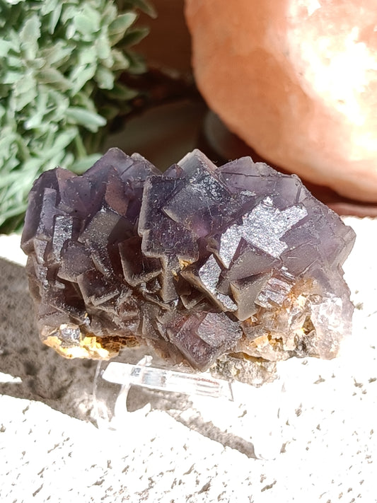Raw Blue Fluorite #RR – Crystal for Communication, Clarity & Spiritual Insight | Throat & Third Eye Chakra Stone for Mental Focus & Calm