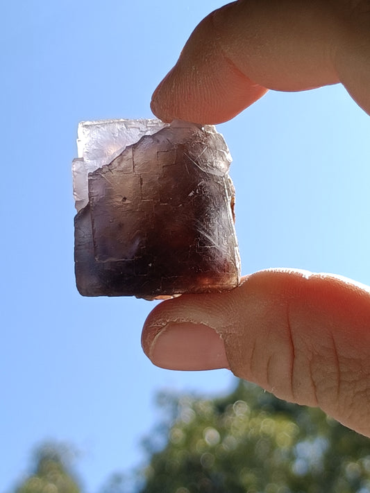 Raw Blue Fluorite #WW – Crystal for Communication, Clarity & Spiritual Insight | Throat & Third Eye Chakra Stone for Mental Focus & Calm