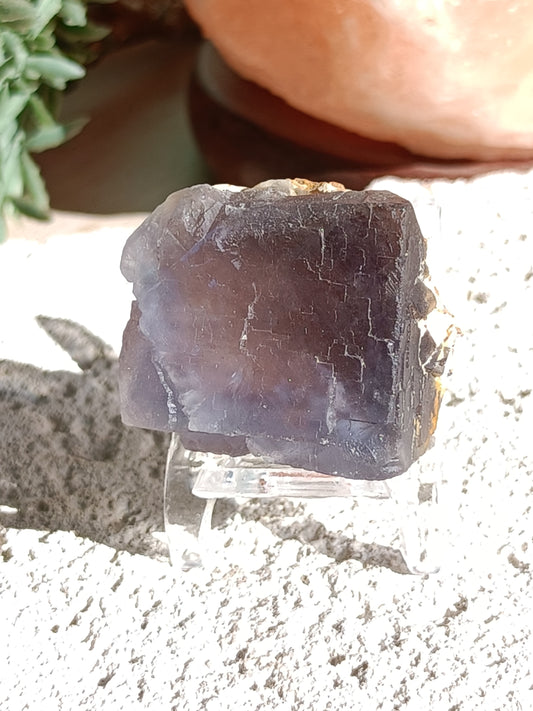 Raw Blue Fluorite #WW – Crystal for Communication, Clarity & Spiritual Insight | Throat & Third Eye Chakra Stone for Mental Focus & Calm