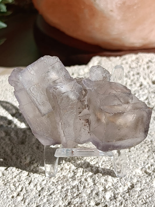 Raw Blue Fluorite #VV – Crystal for Communication, Clarity & Spiritual Insight | Throat & Third Eye Chakra Stone for Mental Focus & Calm