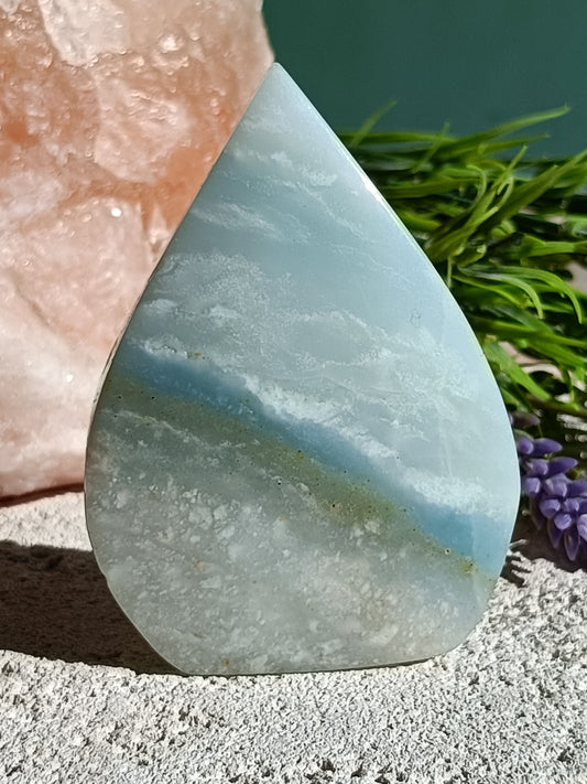Caribbean Calcite Arrow Head #H4  – Calming Crystal for Intuition, Dreams & Emotional Healing | Third Eye & Crown Chakra Stone