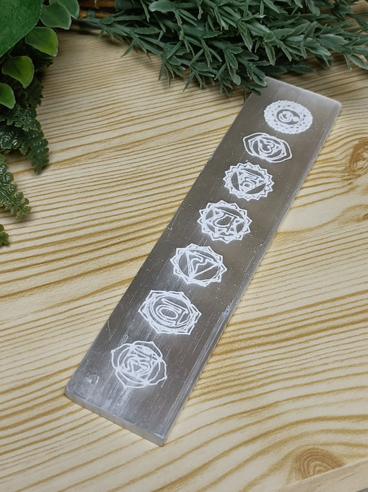 15cm Selenite Charging Plate – Crystal for Cleansing, Clarity & Spiritual Connection | Crown Chakra Stone for Energy Clearing & Light Alignment